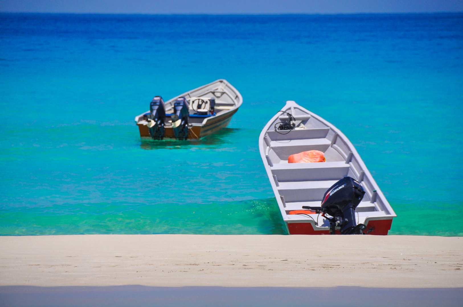 Boote im Blau