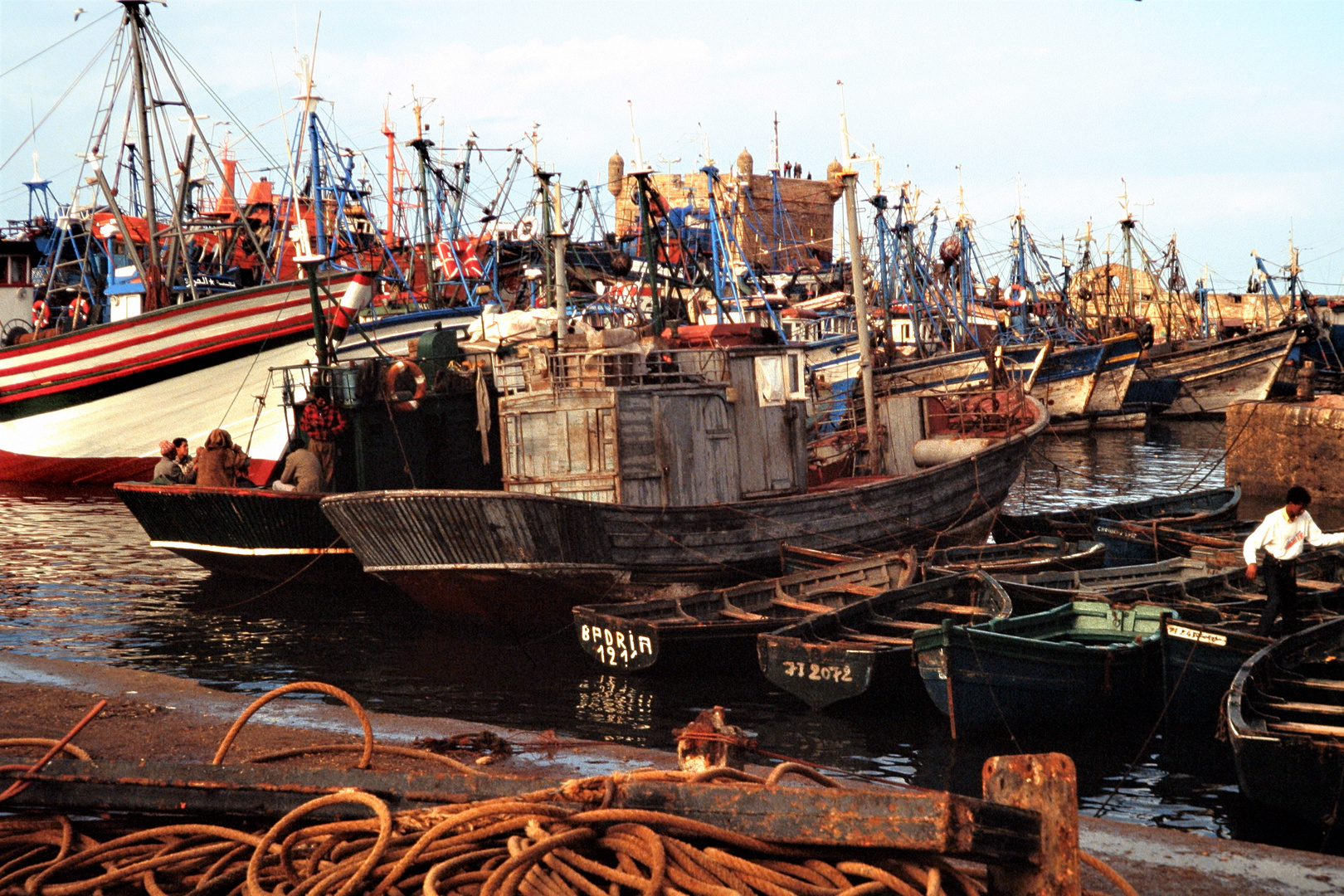 Boote im Fischereihafen von Essaouira - Marokko