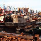 Boote im Fischereihafen von Essaouira - Marokko