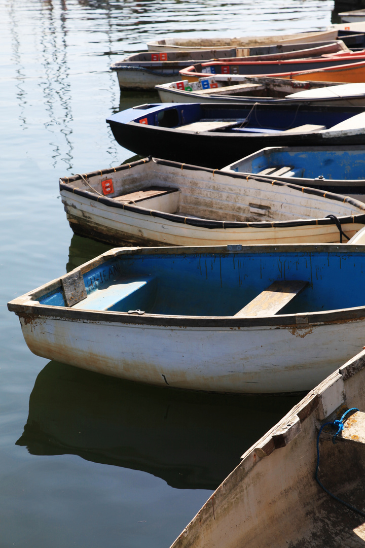 Boote im Hafen....