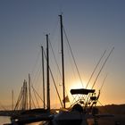 Boote im Hafen von Colonia de Sant Pere