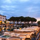 Boote im Hafen von Desenzano am Gardasee