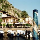 Boote im Hafen von Limone