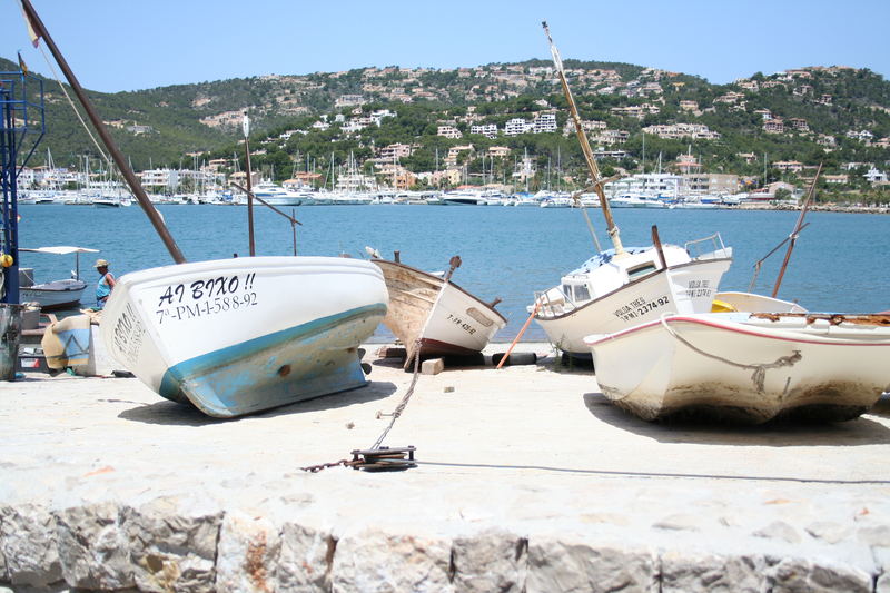 Boote im Hafen von Mallorca