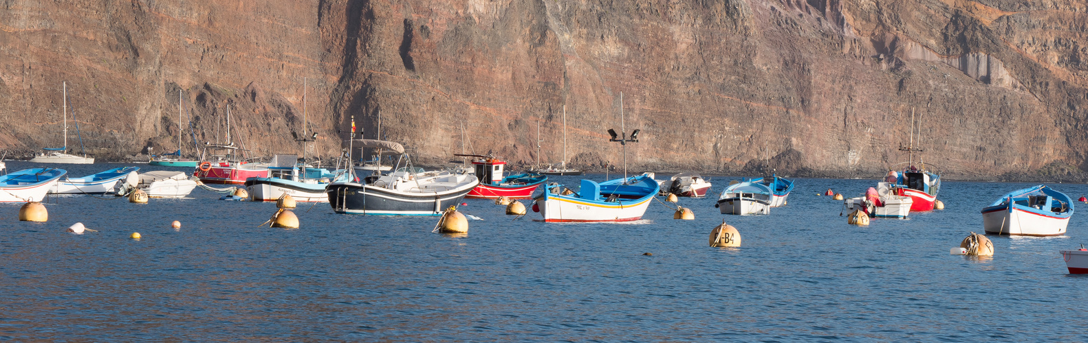 Boote im Hafen von Vueltas