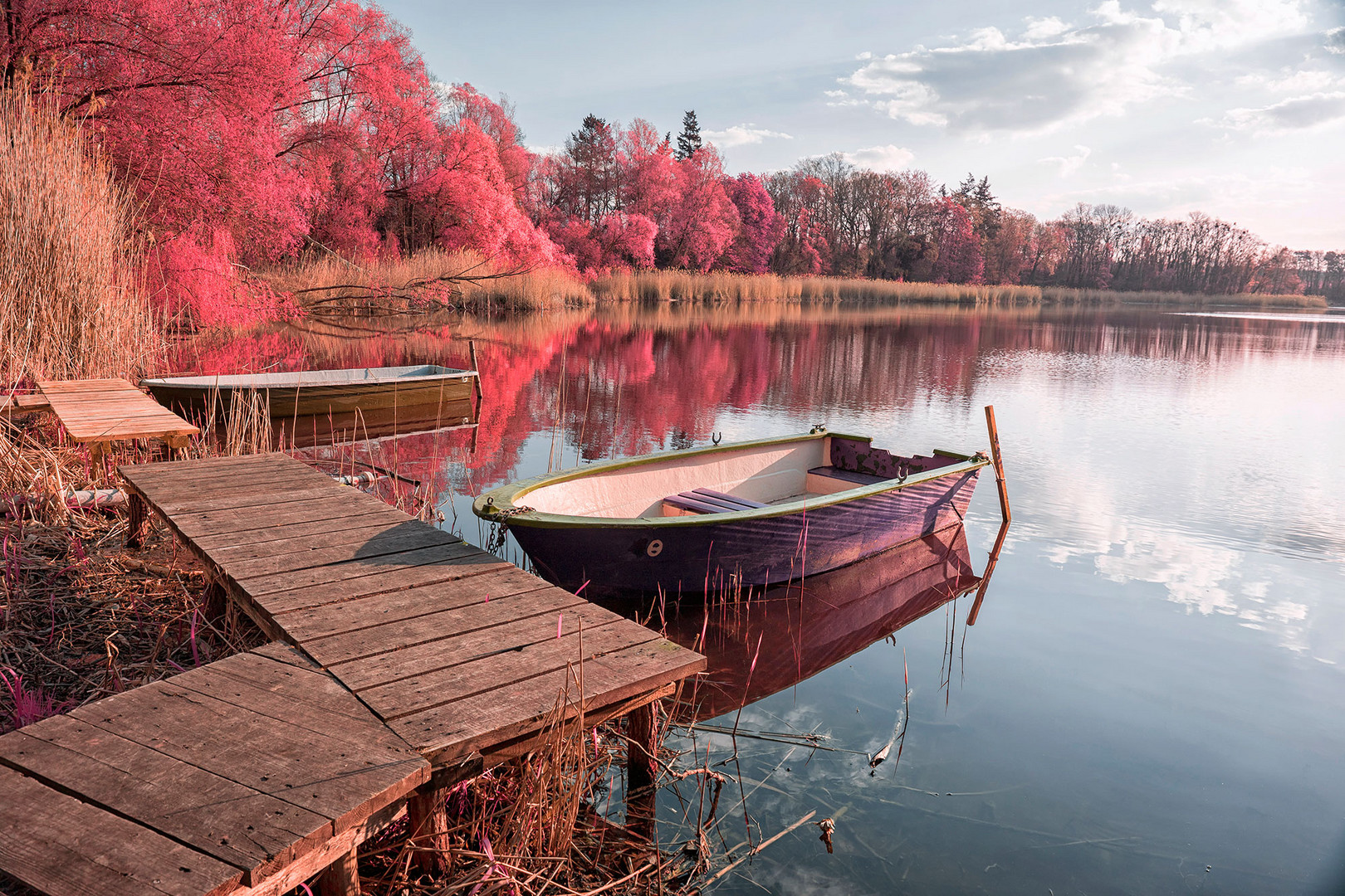 Boote im Infrarotlook