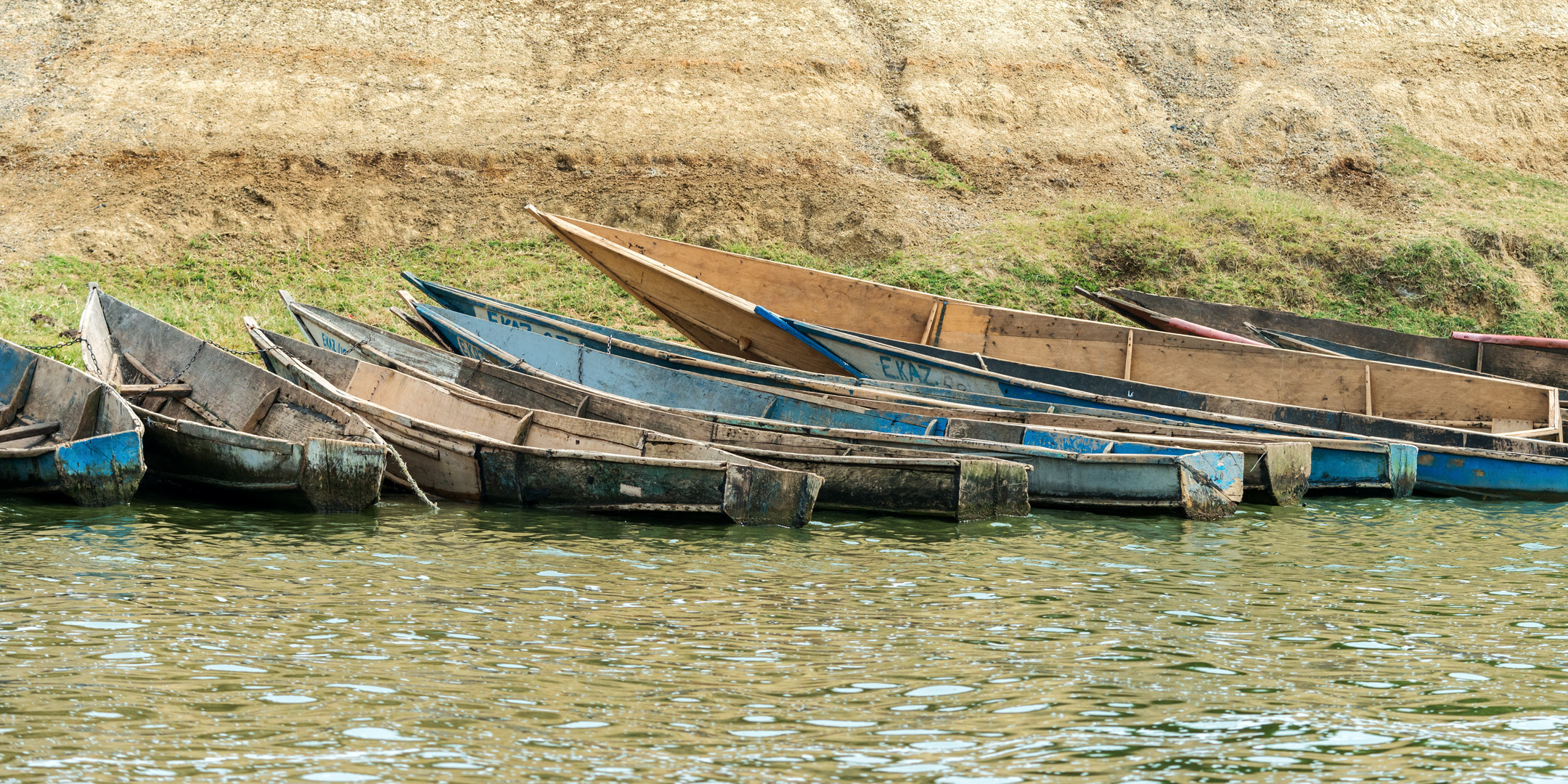 Boote im Kazinga Kanal