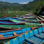 Boote im Phewa Tal - Pokhara/Nepal