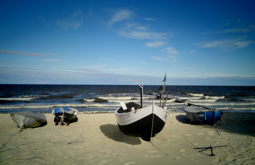 Boote im Wind