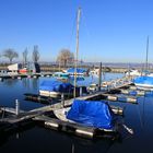 Boote im Winterschlaf