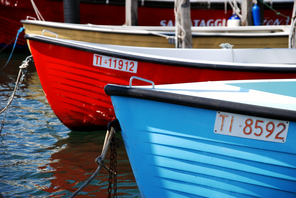 Boote in Ascona