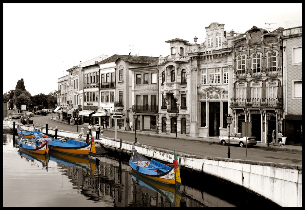 Boote in Aveiro