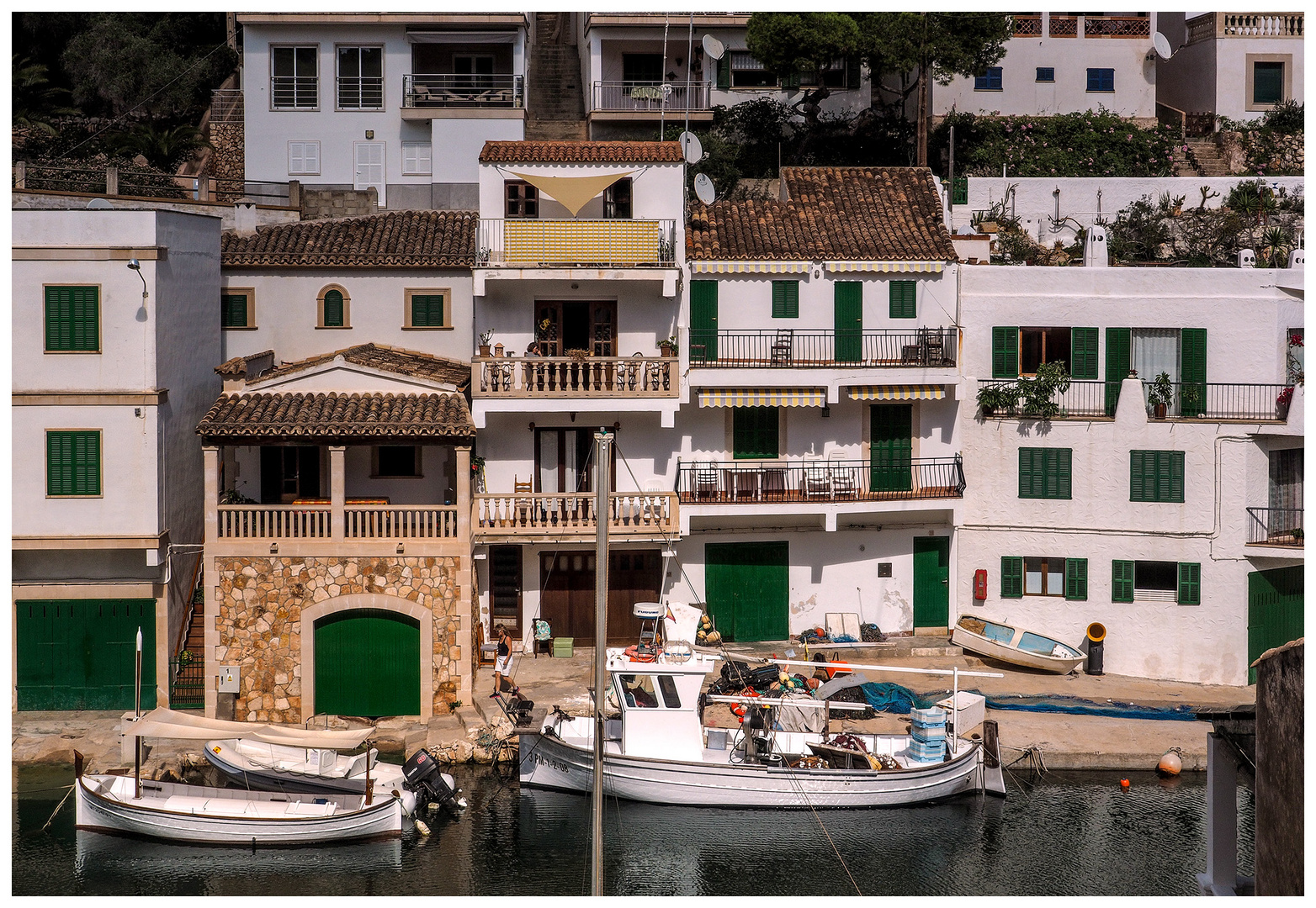 Boote in Cala Fi 2