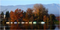 Boote in der Abendsonne