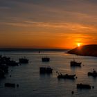 Boote in der Abendsonne