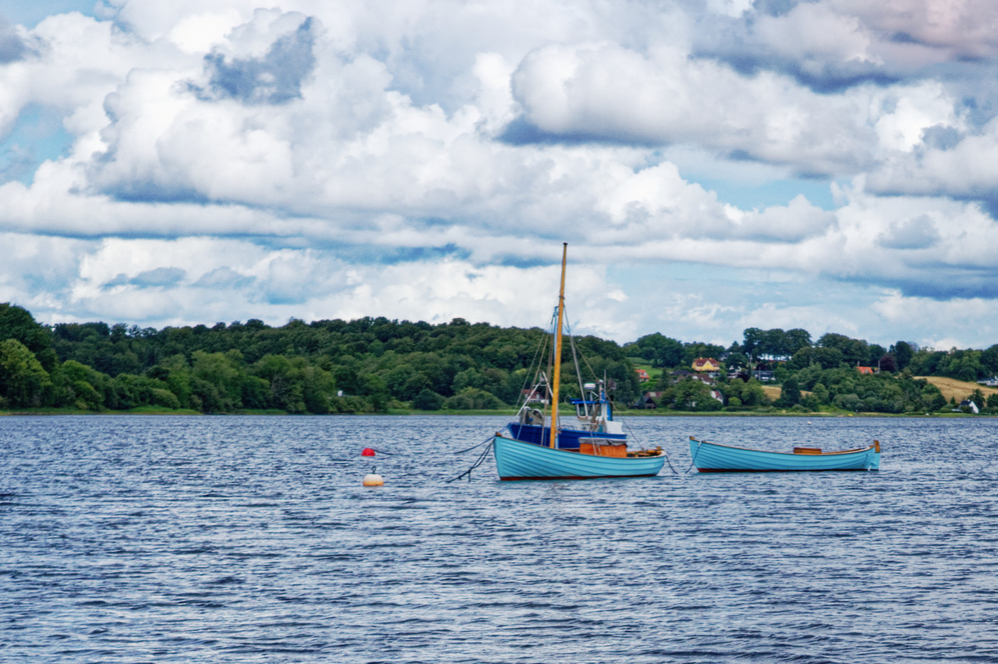 Boote in der Flensburger Förde