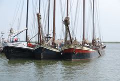 Boote in der hafen von Hoorn