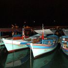 Boote in der Nacht