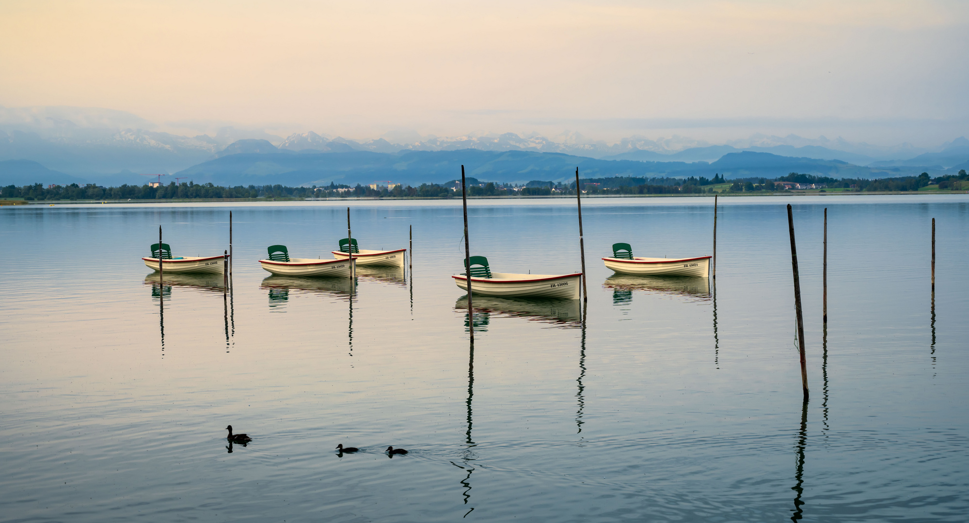 Boote in der Stille