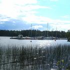 Boote in Hässelby Strand