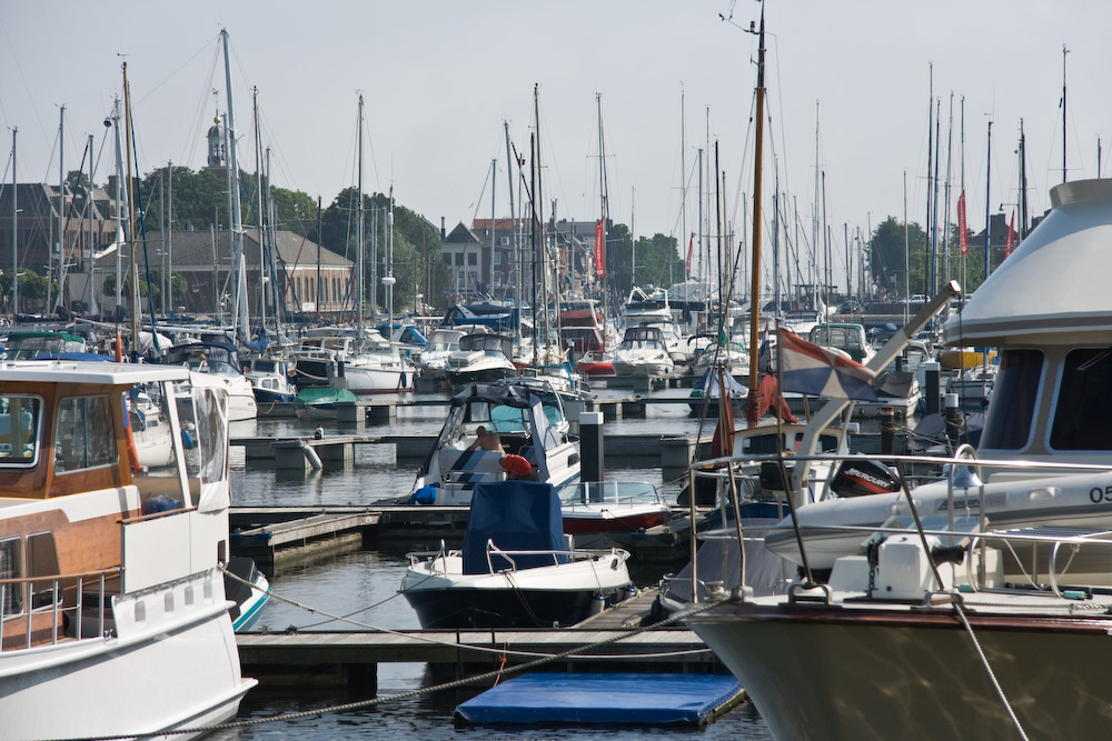 Boote in Hellevoetsluis