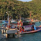 Boote in Koh Larn