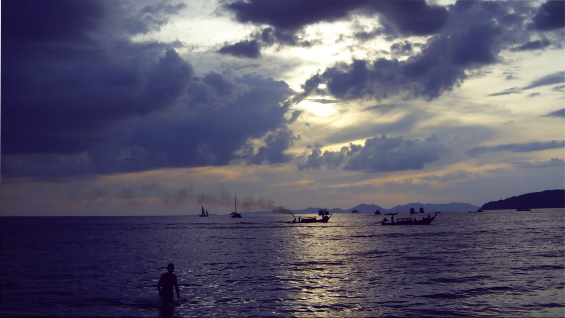 Boote in Krabi