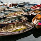 Boote in Mevagissey Cornwall