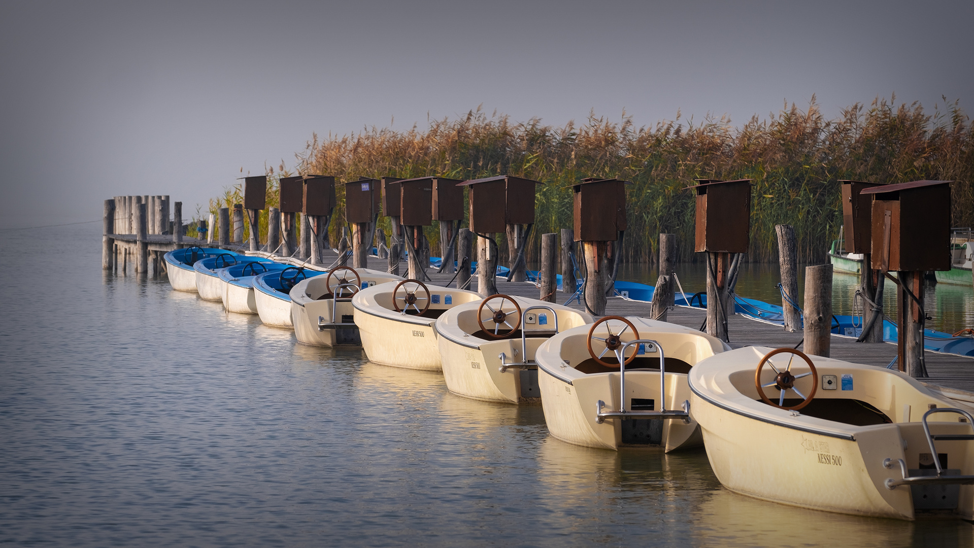 Boote in Podersdorf