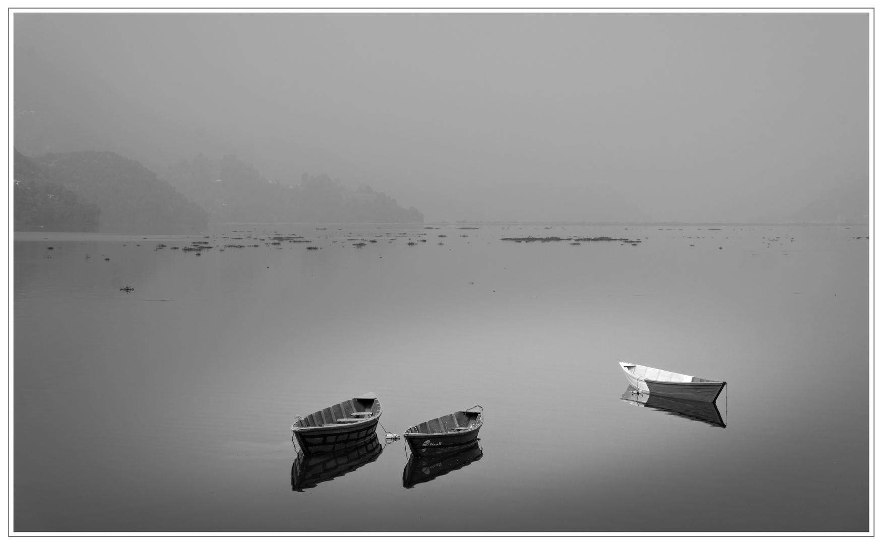 Boote in Pokhara