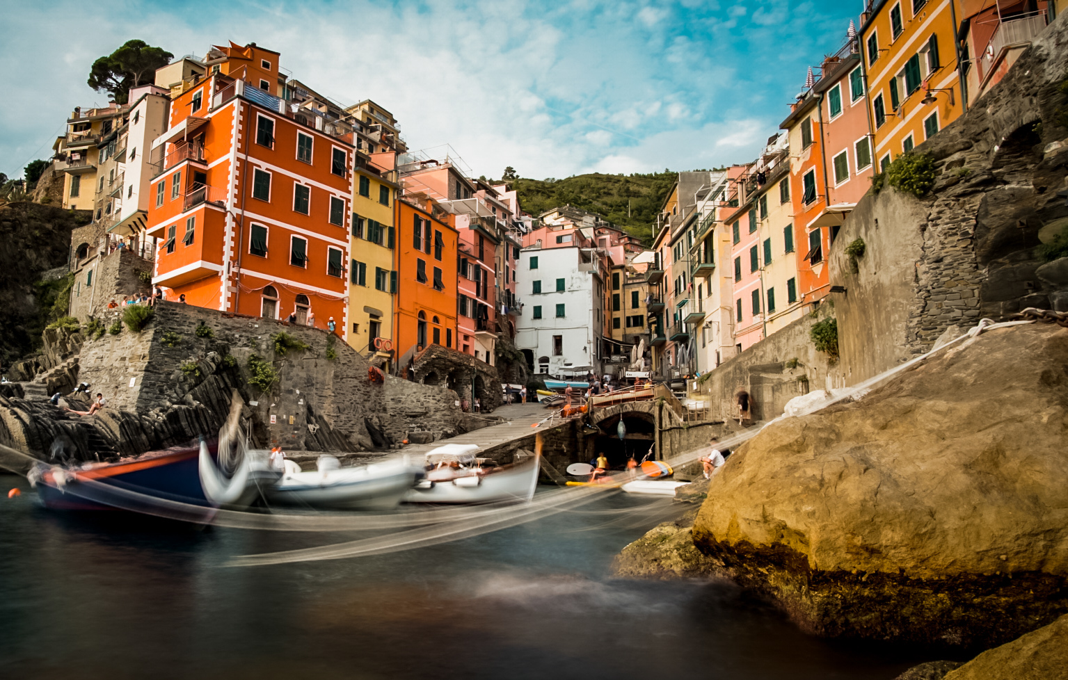 Boote in Riomaggiore