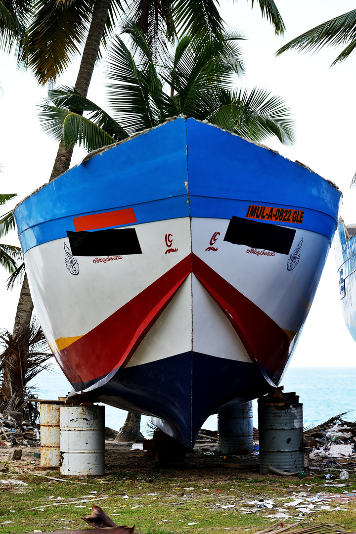 Boote in Sri Lanka 5 (Werft)