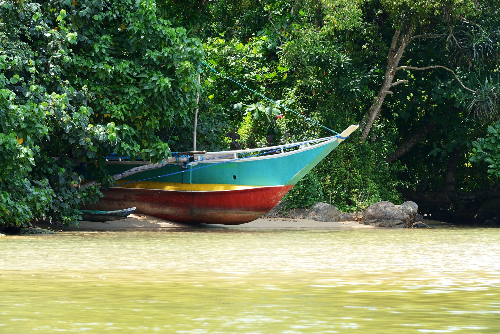 Boote in Sri Lanka 6 (Lagune)