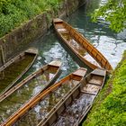 Boote mit Wasser