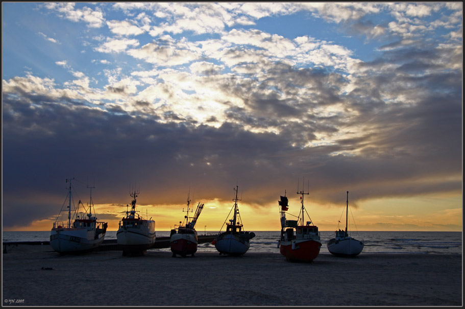 Boote nach Feierabend