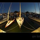 Boote sind an der Leine zu halten!