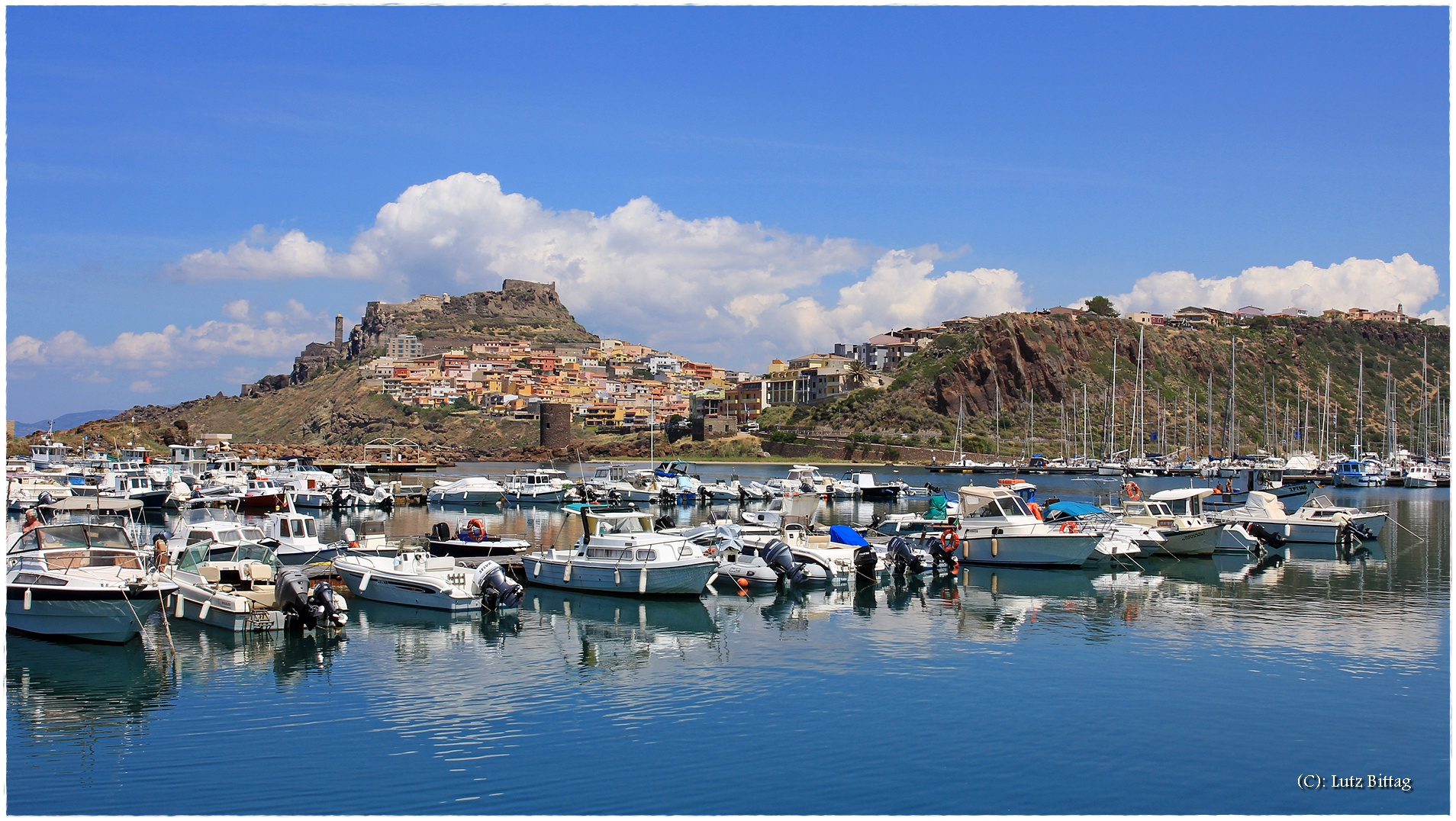 Boote vor Castelsardo