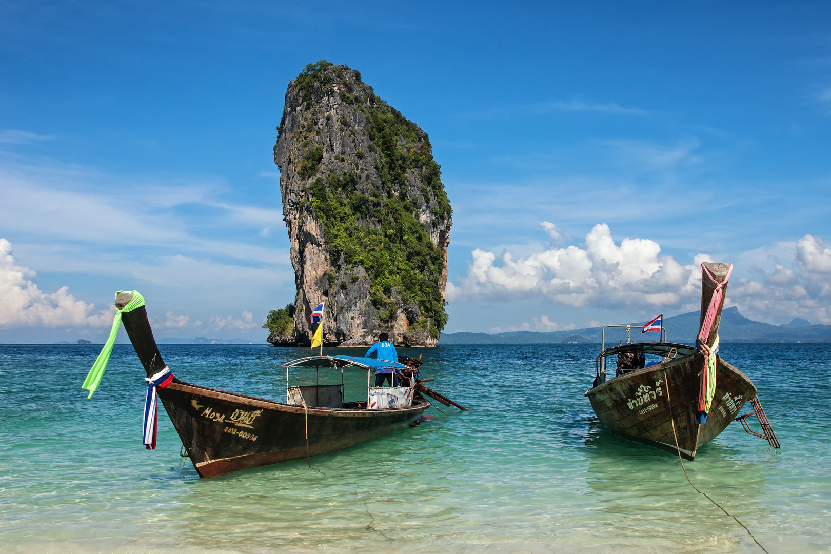 Boote vor Koh Poda