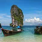 Boote vor Koh Poda