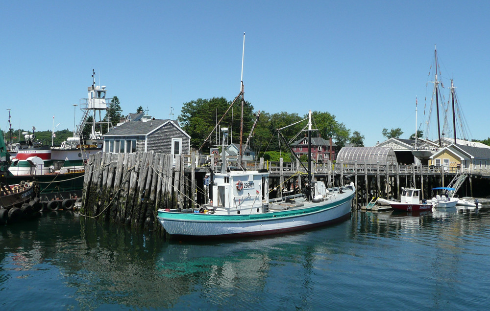 Boothbay Harbor, Atlantikküste im Nordosten der USA, Neu- England