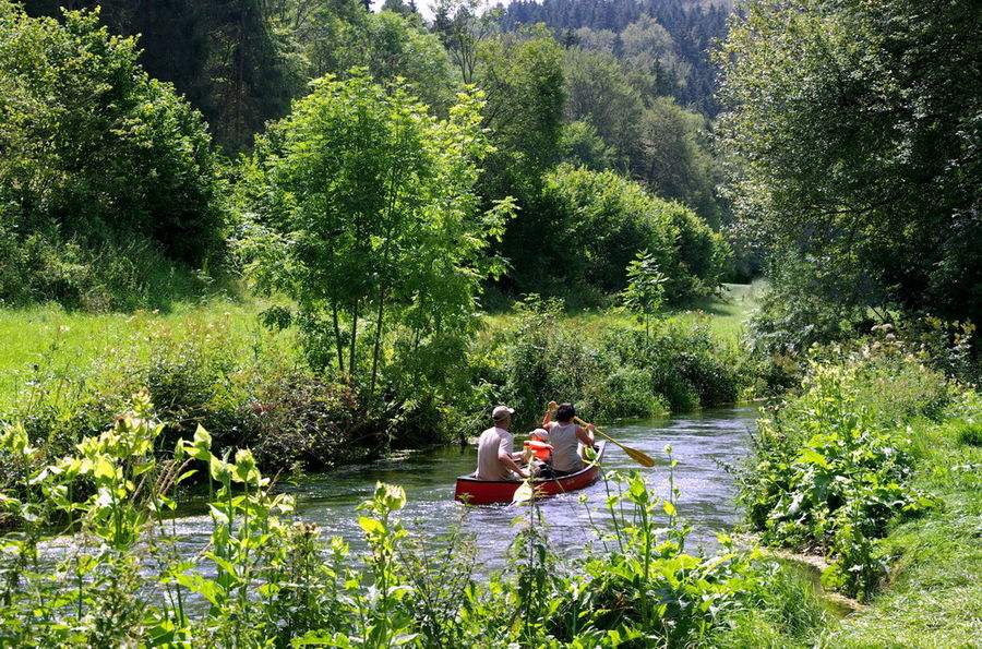 Bootle fahren auf der Lauter