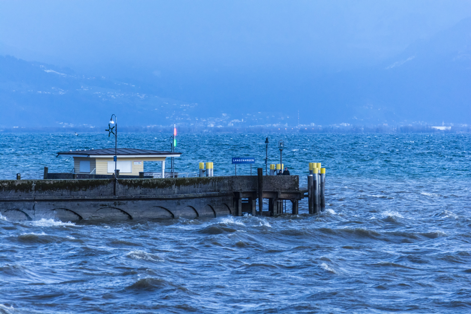 Boots-Anlegestelle in Langenargen am Bodensee