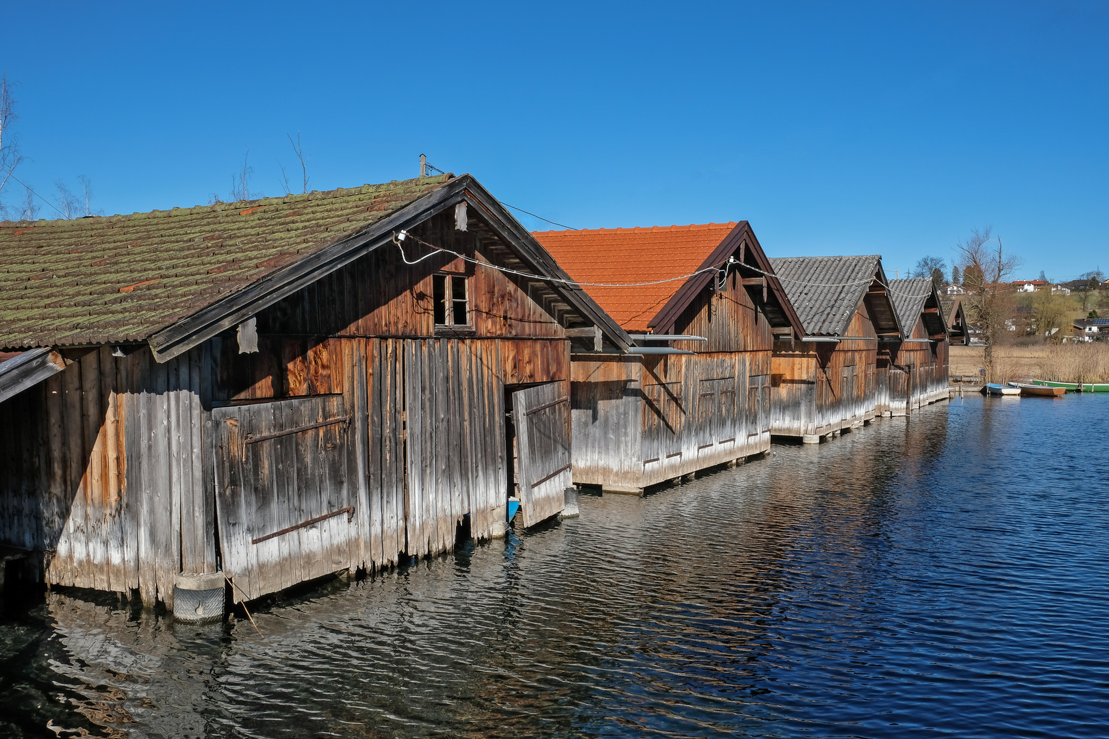 Bootsähäuser am Staffelsee