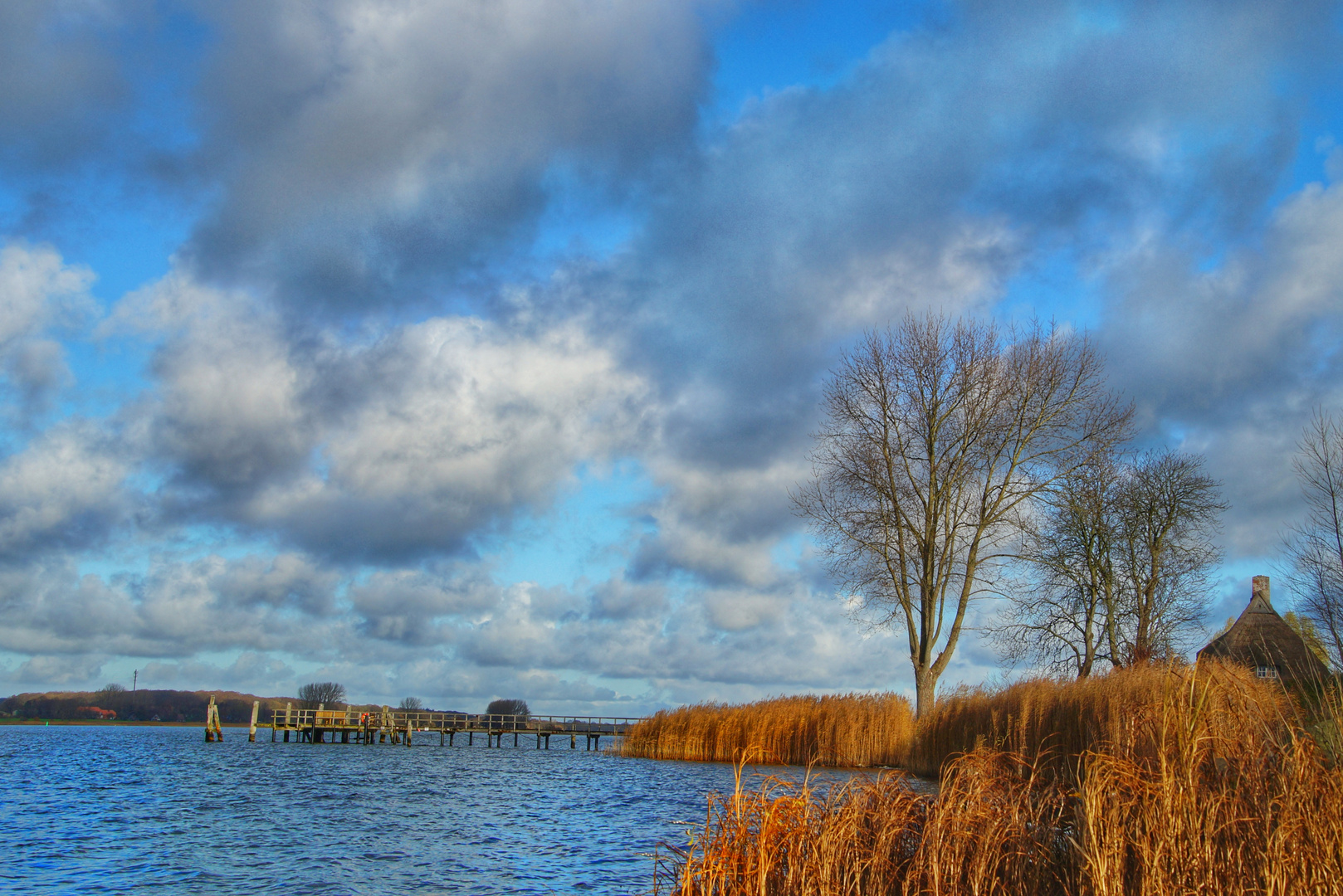 Bootsanleger an der Schlei