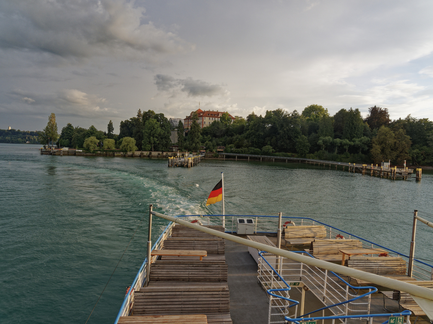 Bootsanleger bei der Insel mainau