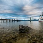 Bootsanleger in Gstadt am Chiemsee