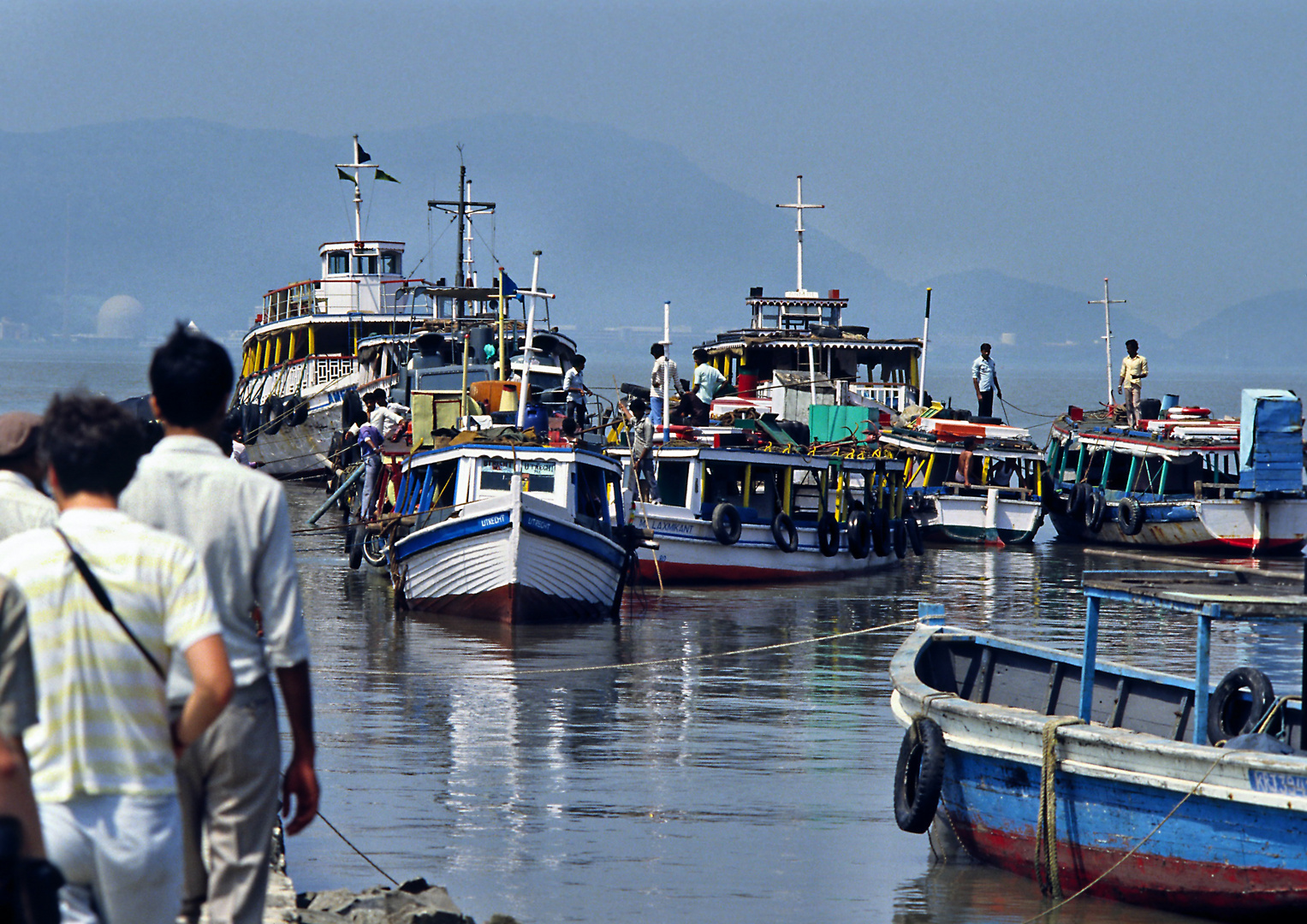 Bootsanleger in Mumbai