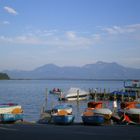 Bootsanlegestelle am Chiemsee