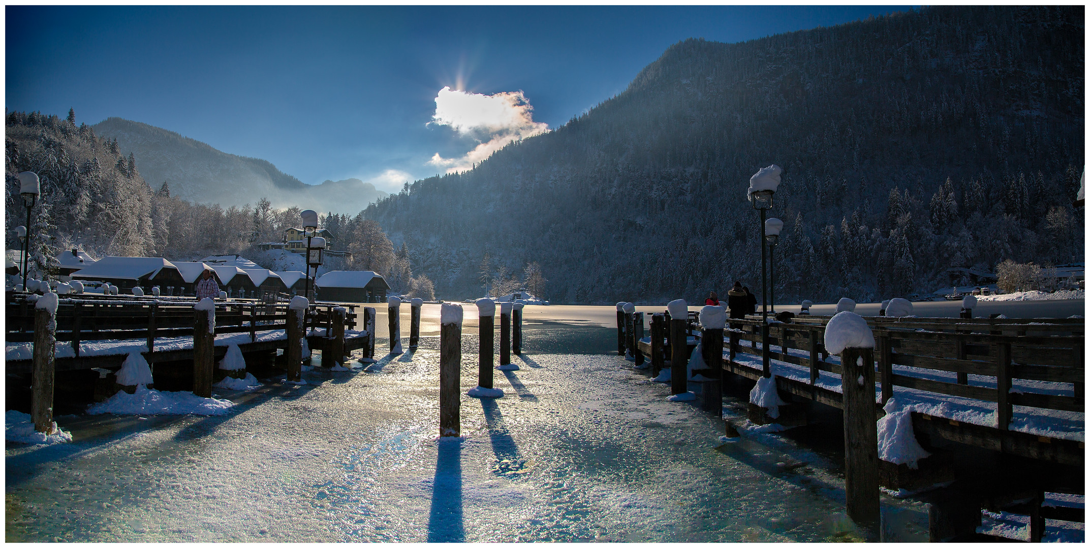 Bootsanlegestelle am Königssee 10.01.2017