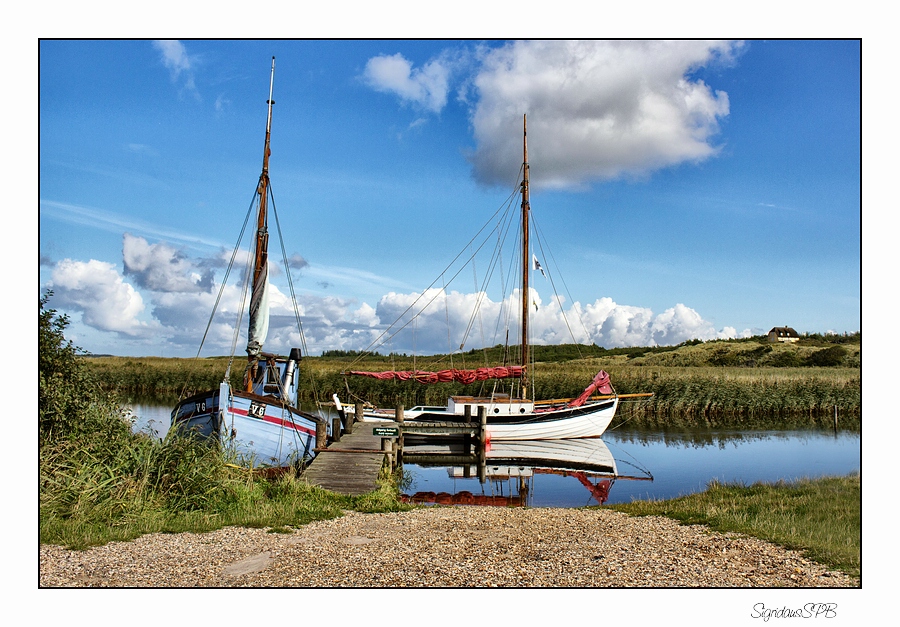 Bootsanlegestelle in Nymindegab